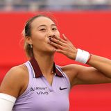 Zheng Qinwen, 2025 Queen's QF (Getty)