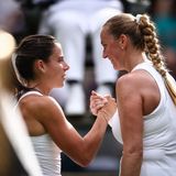 Kvitova and Navarro, 2025 Wimbledon (Getty)